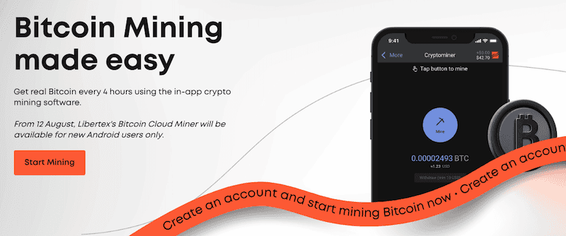 Libertex Launches Innovative Bitcoin Cloud Miner